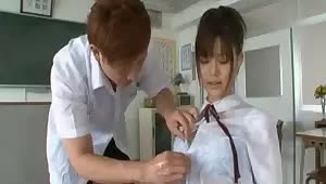 Teacher pervert wants to have her titties all wet